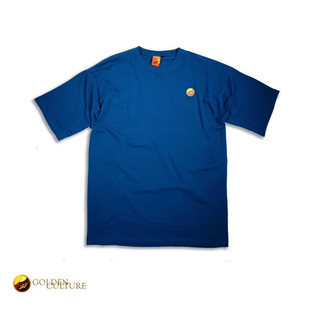 Golden Culture Oversized Premium Loop Cotton Boy T-shirt ( Dark Blue)